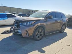 2019 Toyota Highlander Limited Platinum for sale in Wilmer, TX