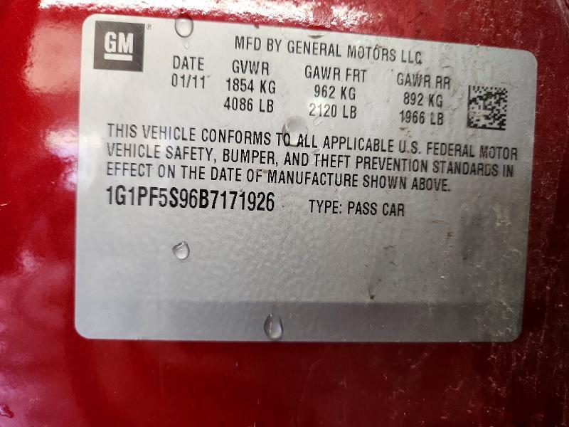 2011 Chevrolet Cruze lt
