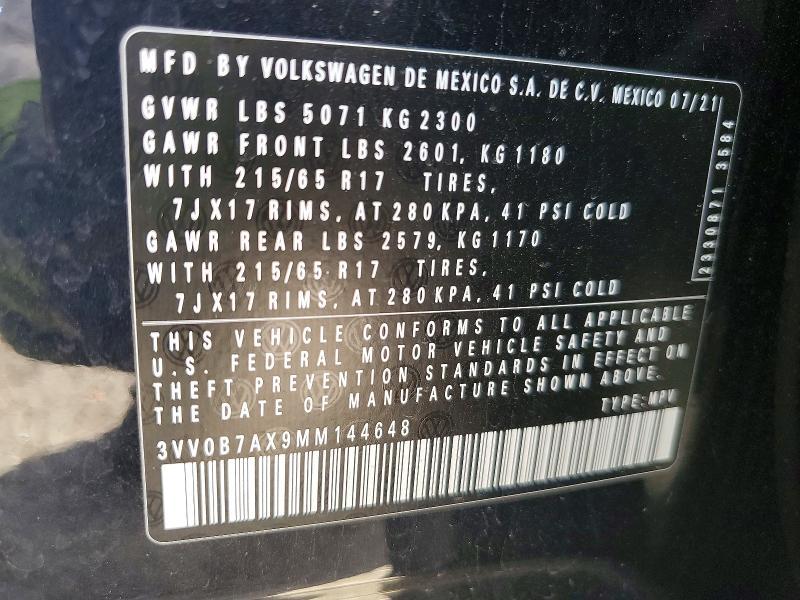 2021 Volkswagen Tiguan s