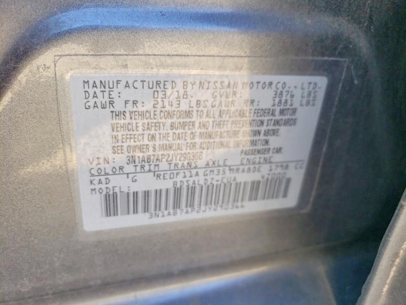 2018 Nissan Sentra sv