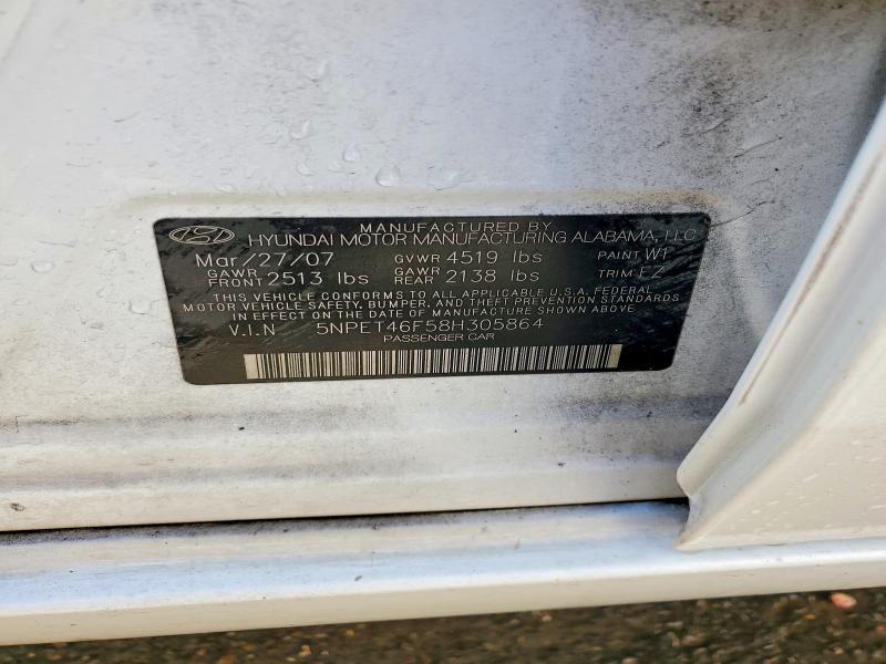 2008 Hyundai Sonata gls V6