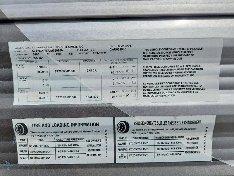 2018 Foresriver 2018 Forest River Catalina Camper