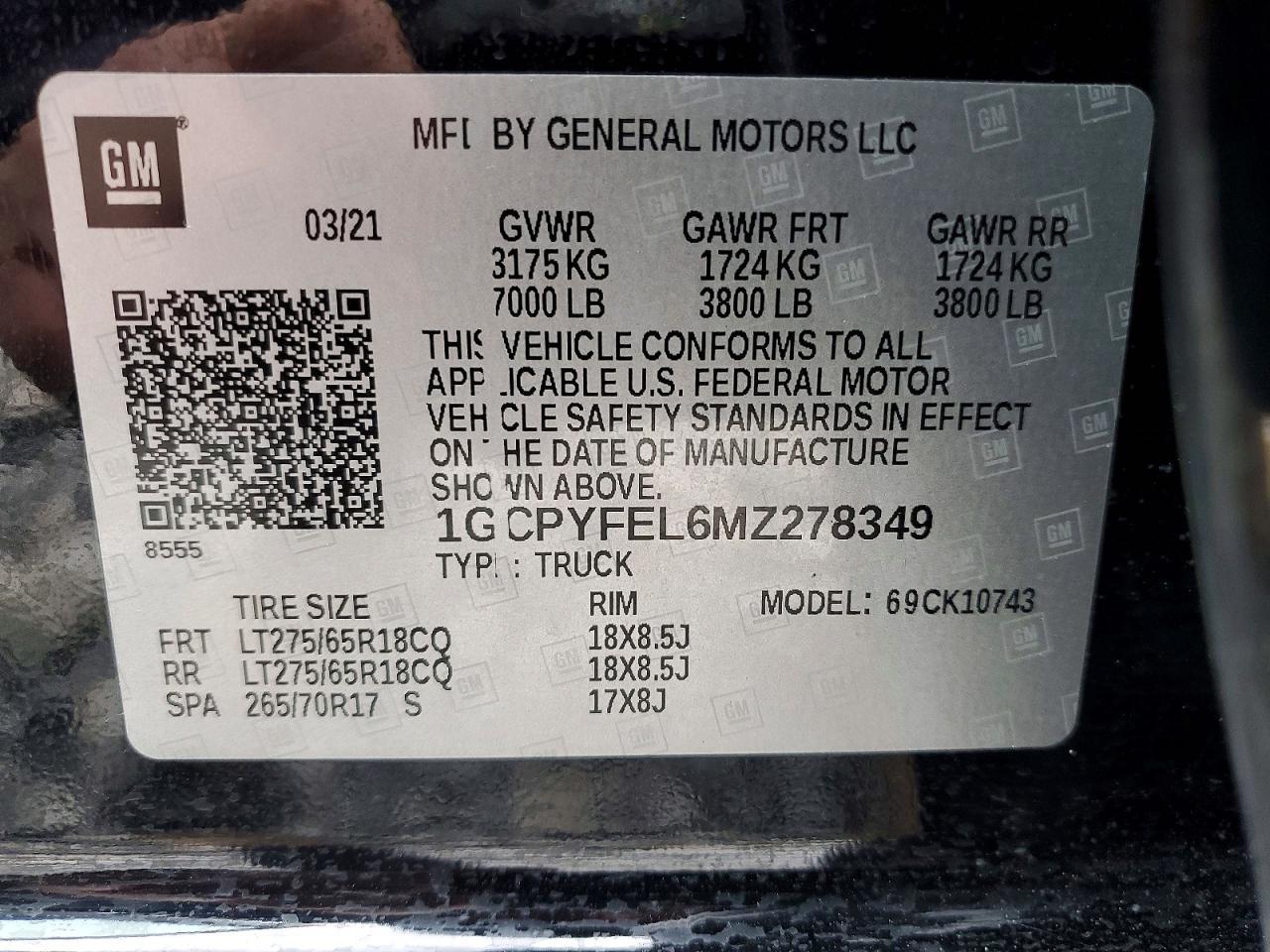 2021 Chevrolet Silverado K1500 LT Trail Boss