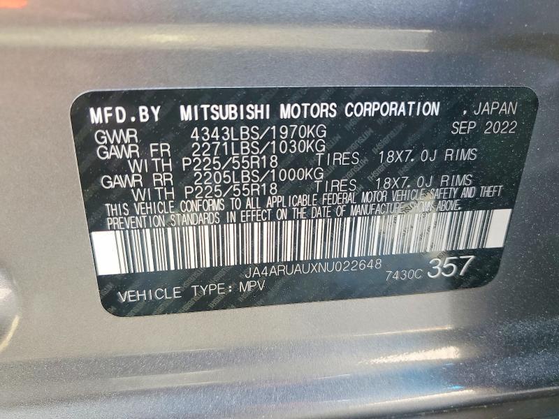 2022 Mitsubishi Outlander Sport es
