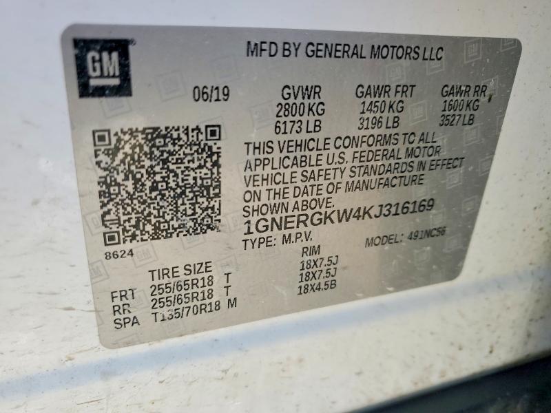 2019 Chevrolet Traverse lt