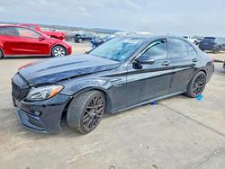 2018 Mercedes-Benz C 63 amg en venta en Grand Prairie, TX