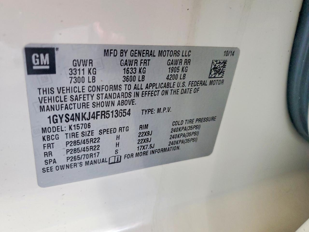 2015 Cadillac Escalade Premium