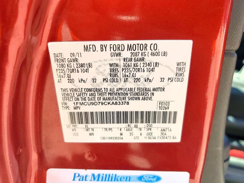 2012 Ford Escape xlt
