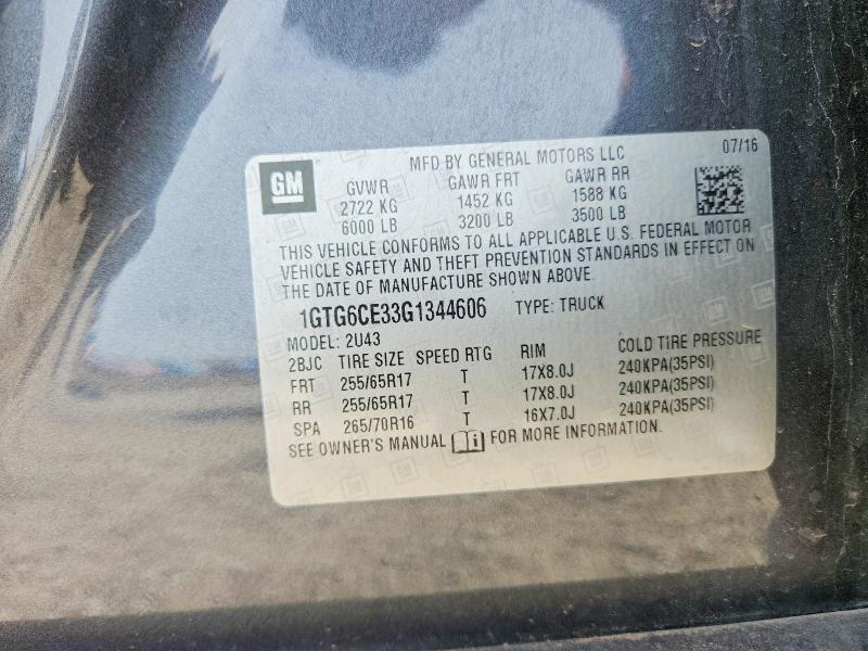 2016 GMC Canyon sle