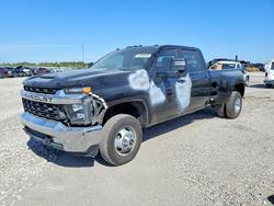 Salvage trucks for sale at Houston, TX auction: 2022 Chevrolet Silverado K3500 LT