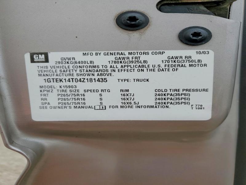 2004 GMC New Sierra K1500