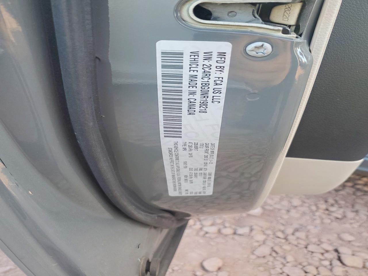 2022 Chrysler Pacifica Touring l