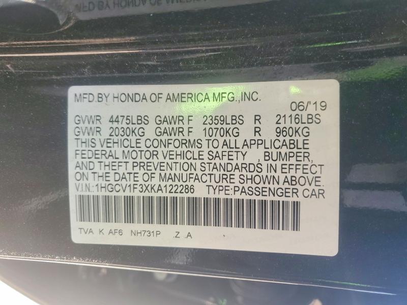 2019 Honda Accord Sport