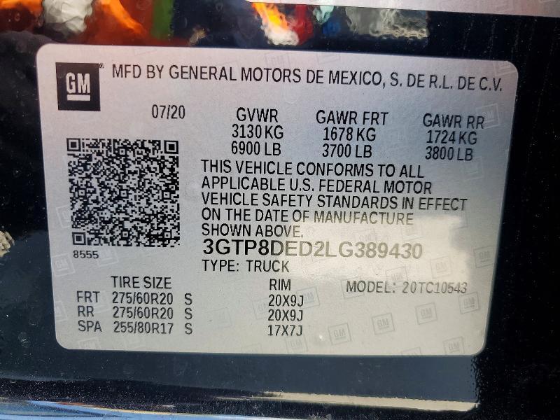 2020 GMC Sierra C1500 SLT
