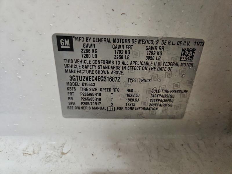 2014 GMC Sierra K1500 slt