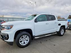 Salvage trucks for sale at Littleton, CO auction: 2022 Chevrolet Colorado LT