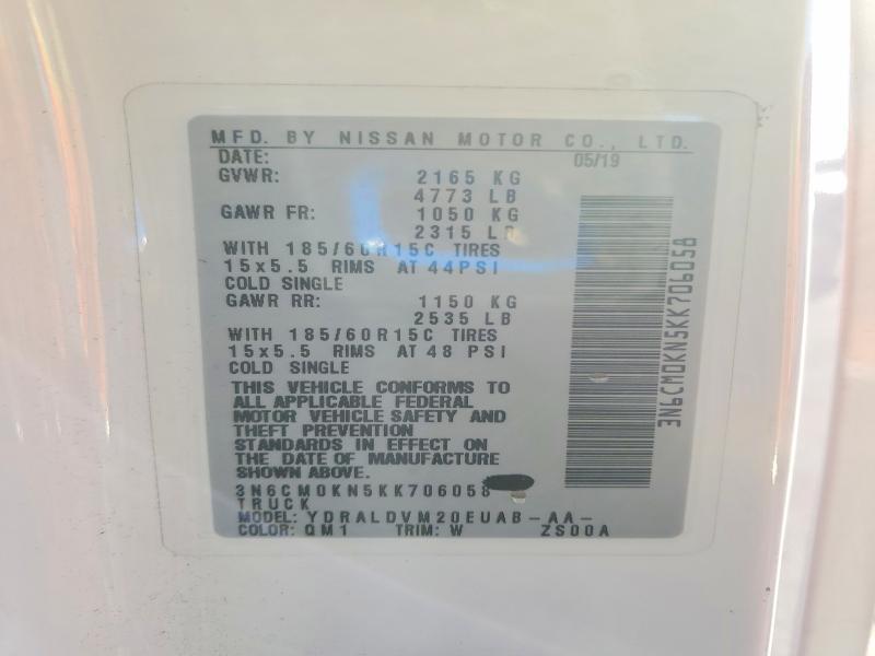 2019 Nissan NV200 S