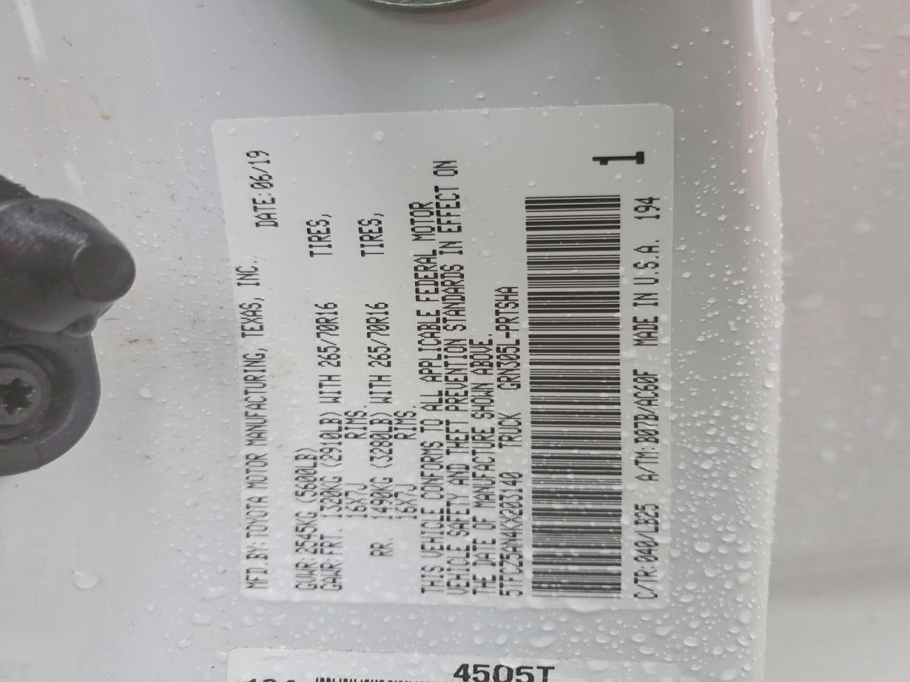 2019 Toyota Tacoma TRD PRO