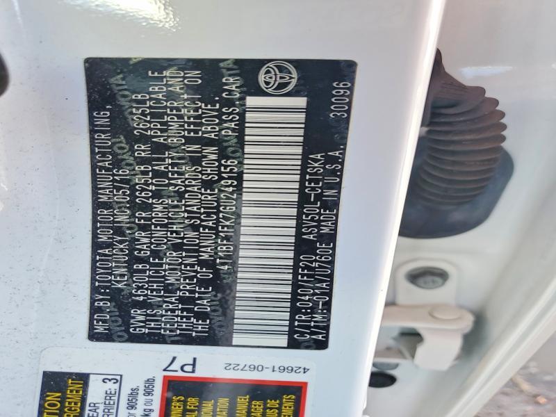 2016 Toyota Camry se