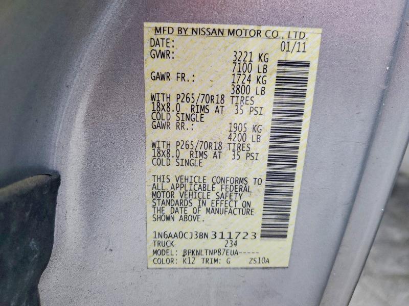 2011 Nissan Titan S