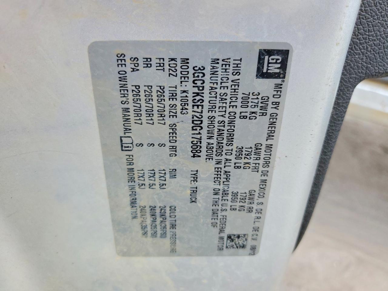 2013 Chevrolet Silverado K1500 LT