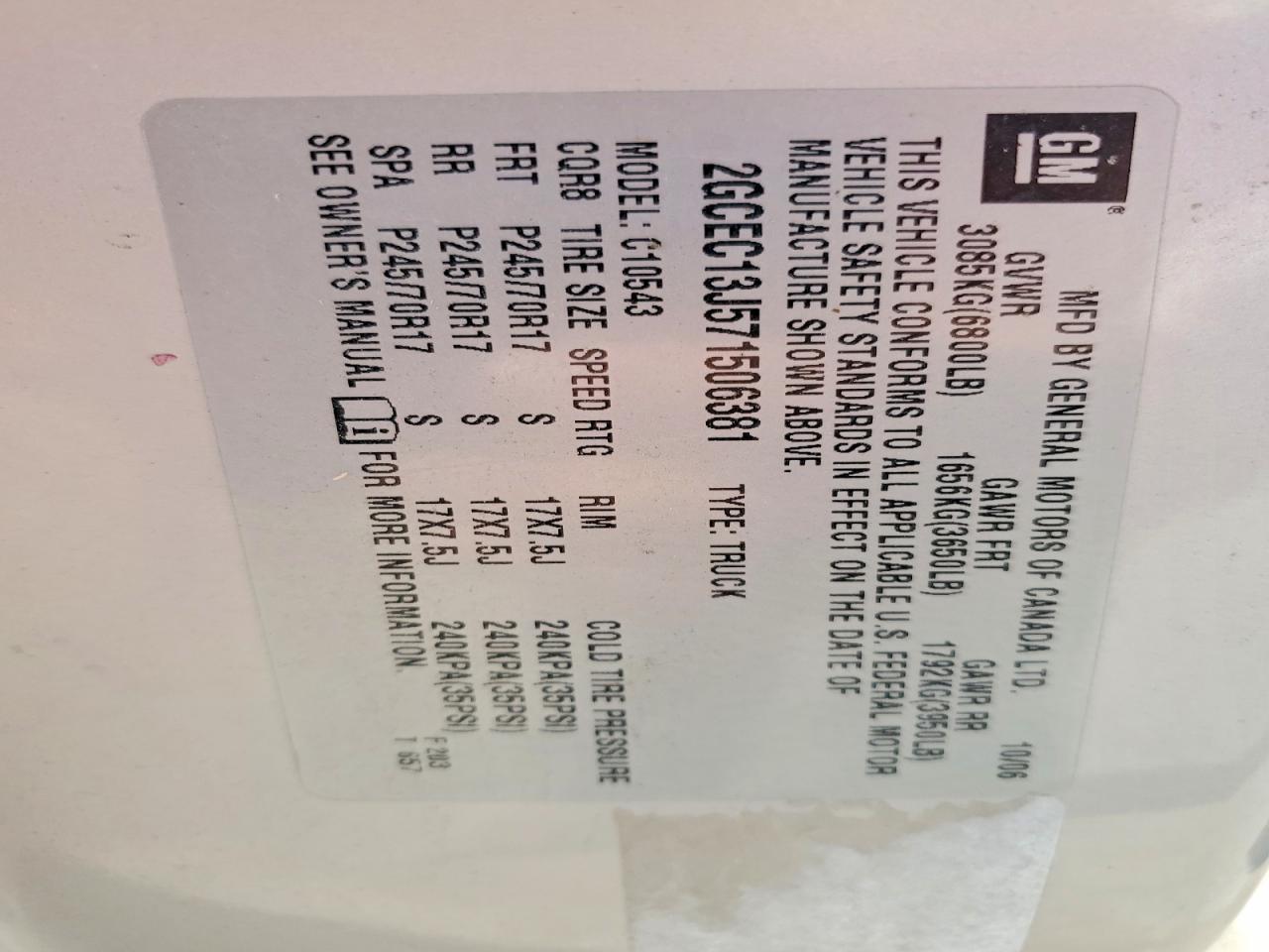 2007 Chevrolet Silverado C1500 Crew Cab