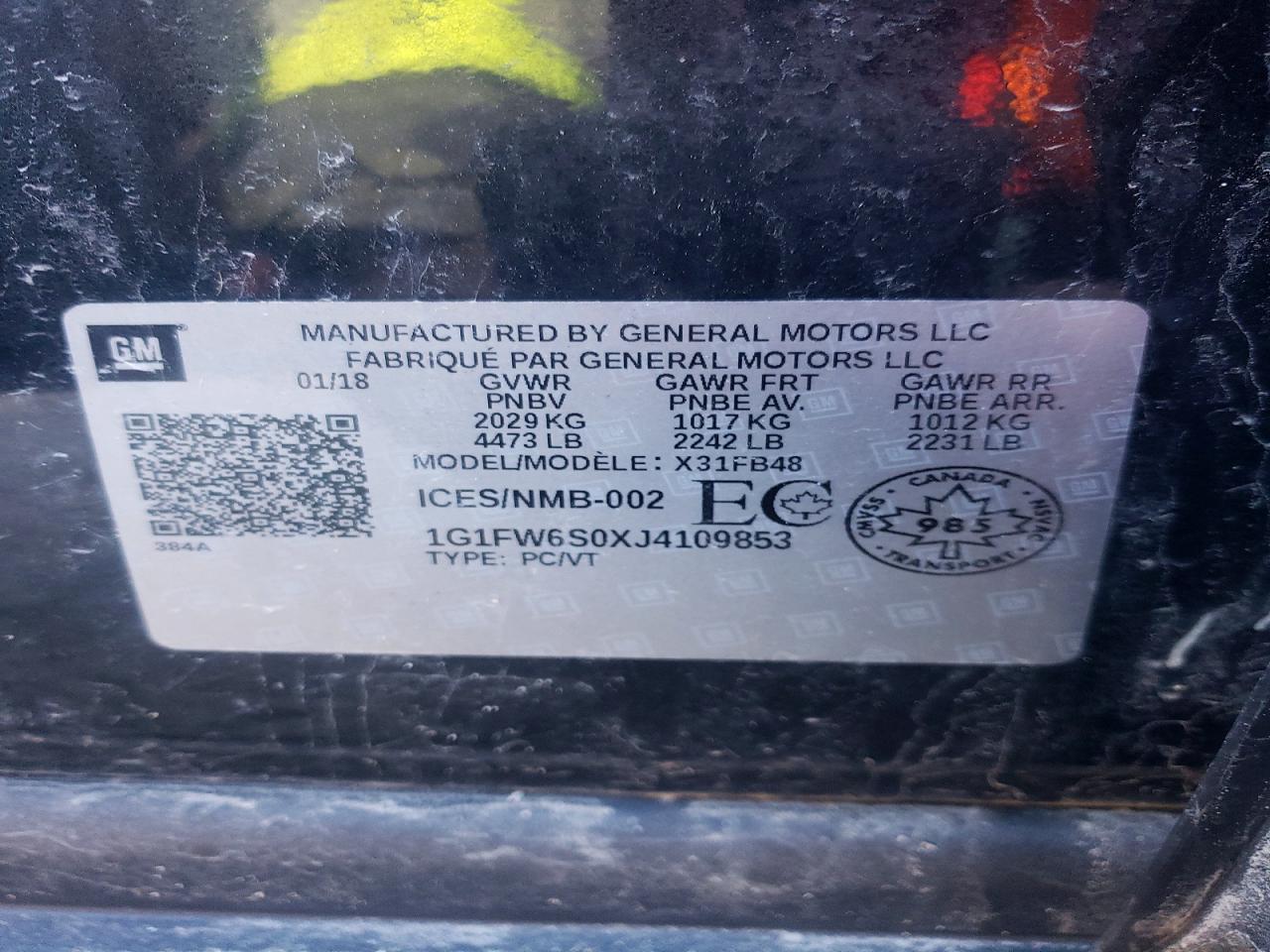 2018 Chevrolet Bolt ev lt