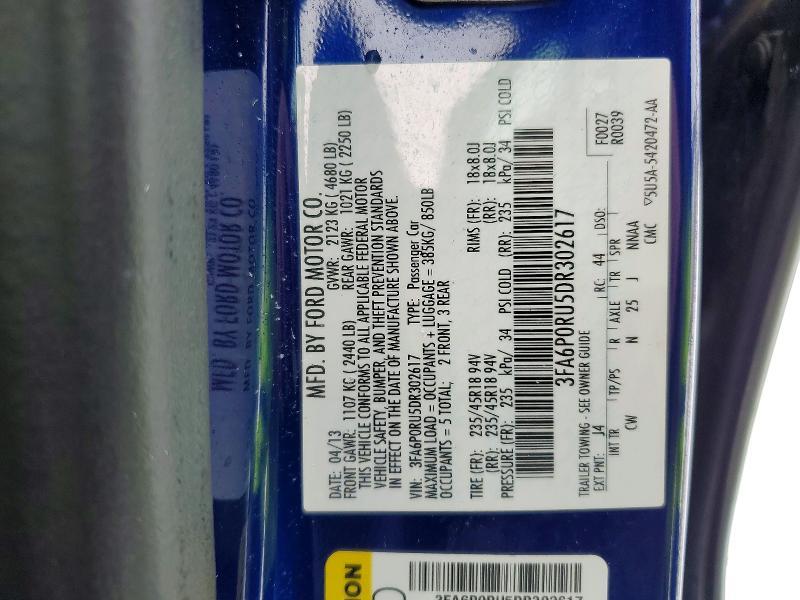 2013 Ford Fusion Titanium hev