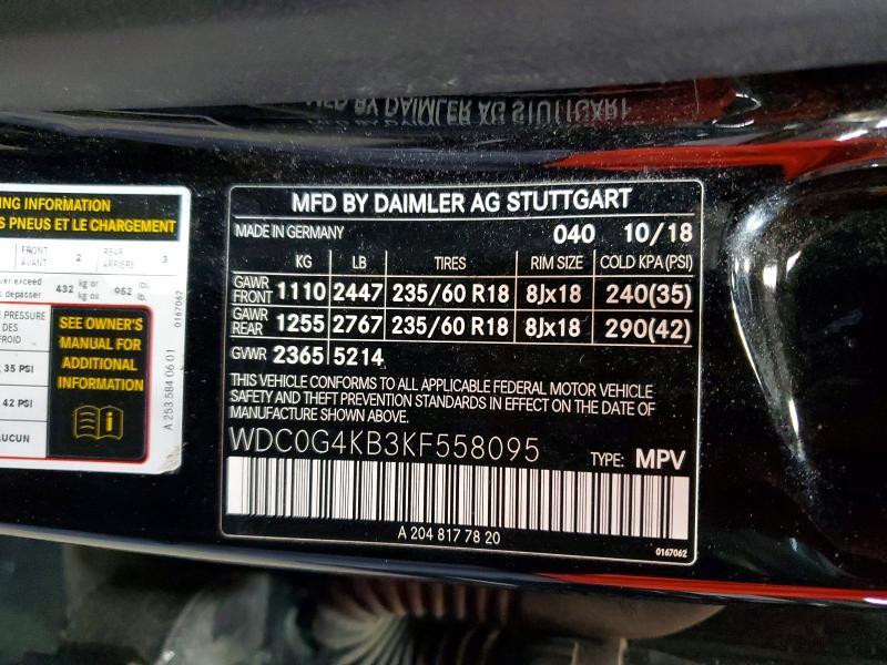 2019 Mercedes-Benz Glc 300 4matic