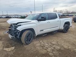 Salvage cars for sale from Copart Woodhaven, MI: 2025 Toyota Tundra Platinum
