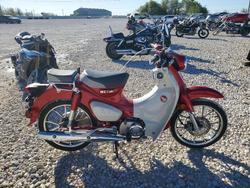 Salvage motorcycles for sale at Taylor, TX auction: 2020 Honda C125 A