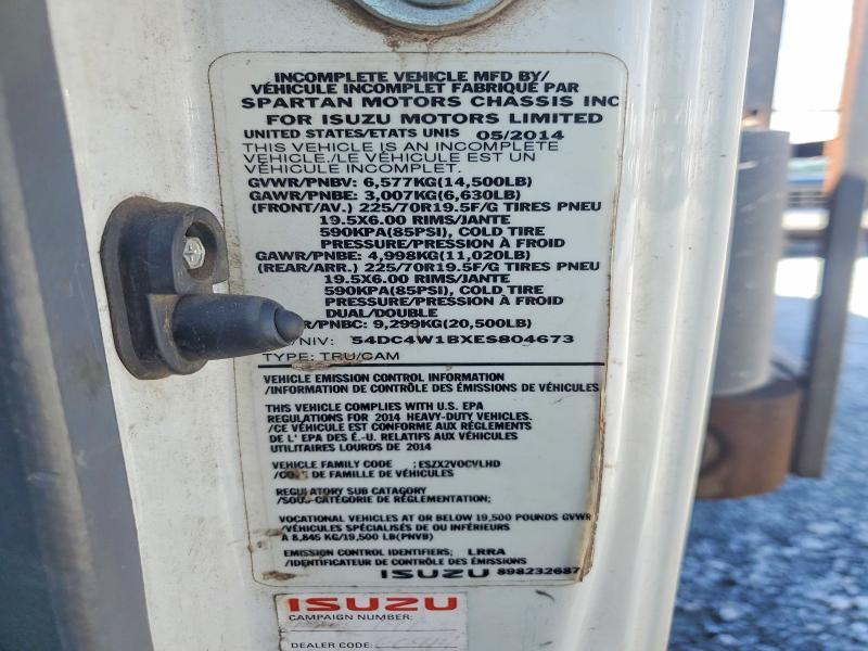 2014 Isuzu NPR HD Chipper Truck