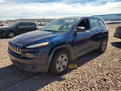 Salvage cars for sale from Copart Phoenix, AZ: 2014 Jeep Cherokee Sport