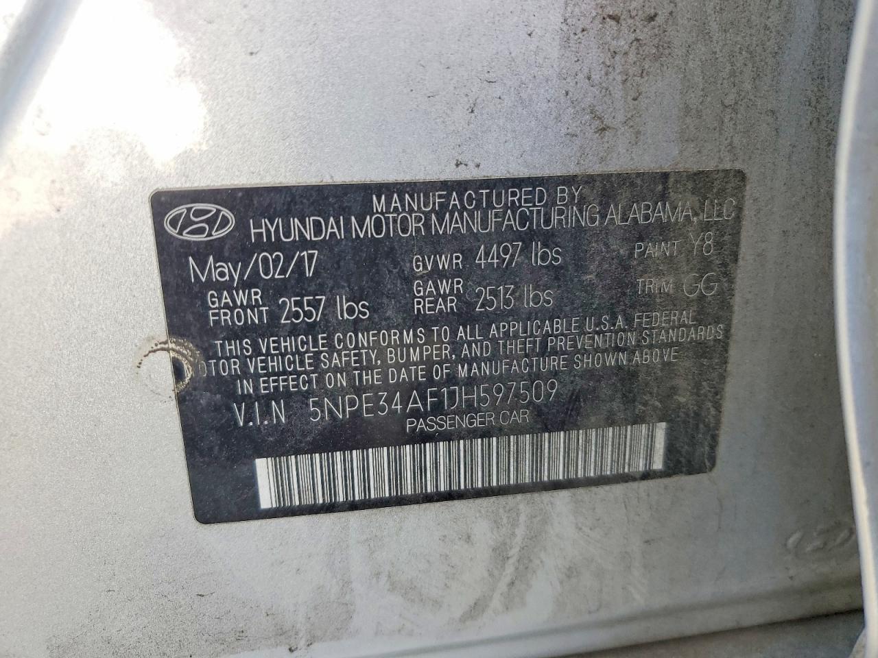 2018 Hyundai Sonata sel