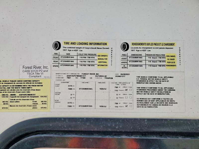 2021 Foresriver 2021 Forest River Rogue Camper