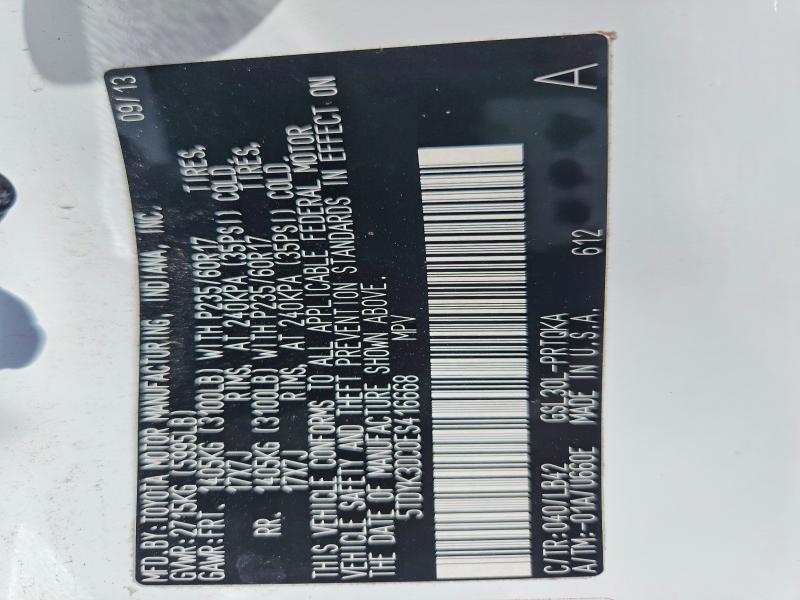 2014 Toyota Sienna xle 8-passenger