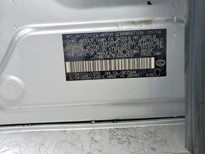 2015 Lexus Gs 350 Base