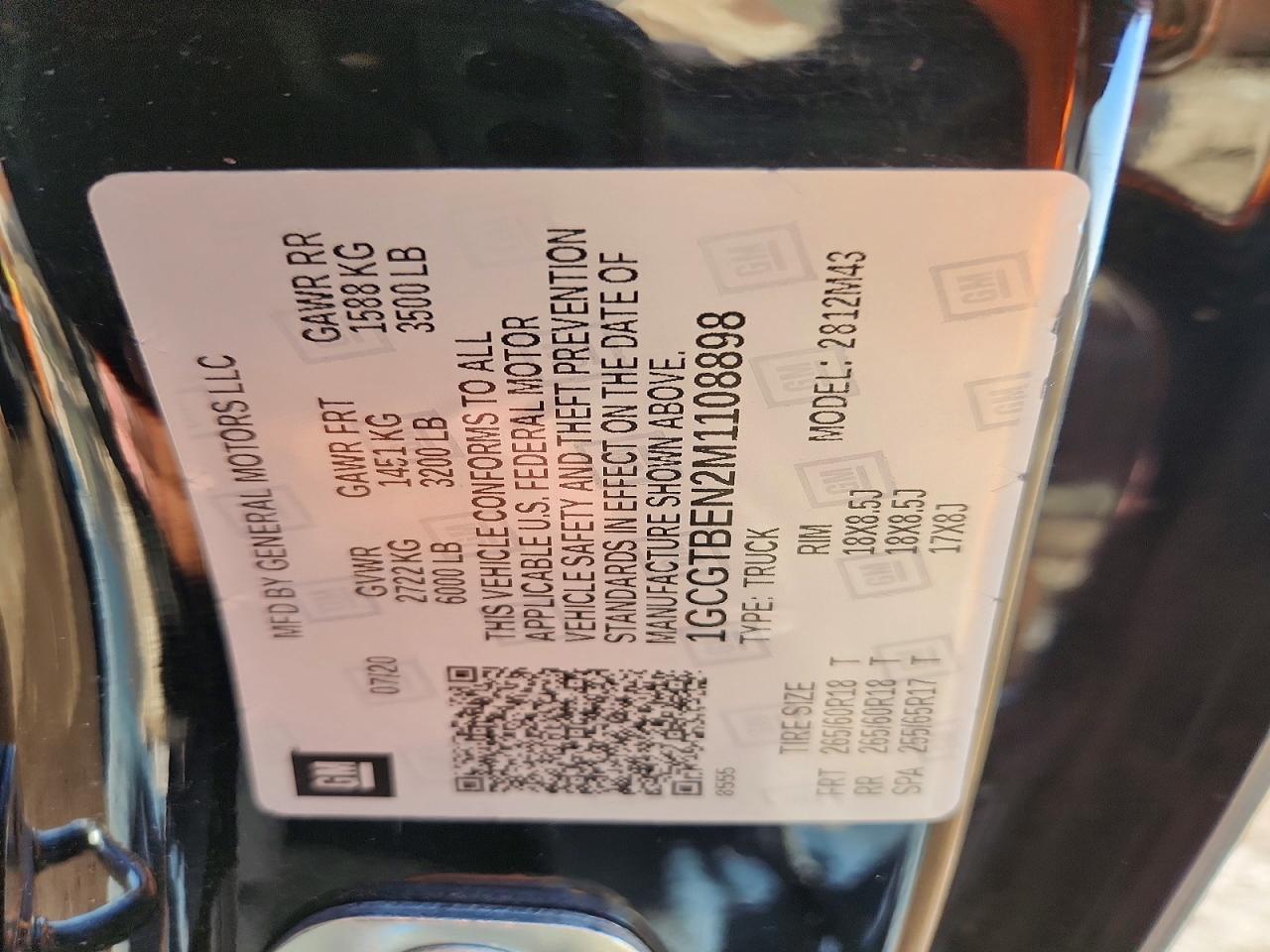 2021 Chevrolet Colorado