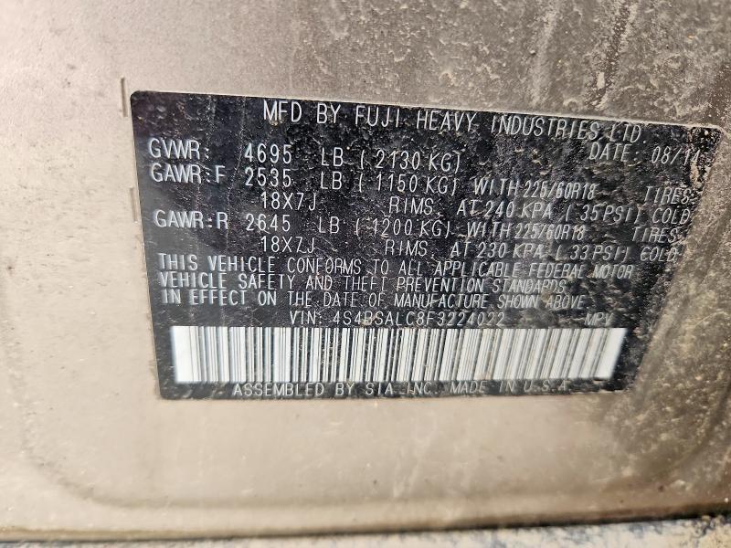 2015 Subaru Outback 2.5i Limited