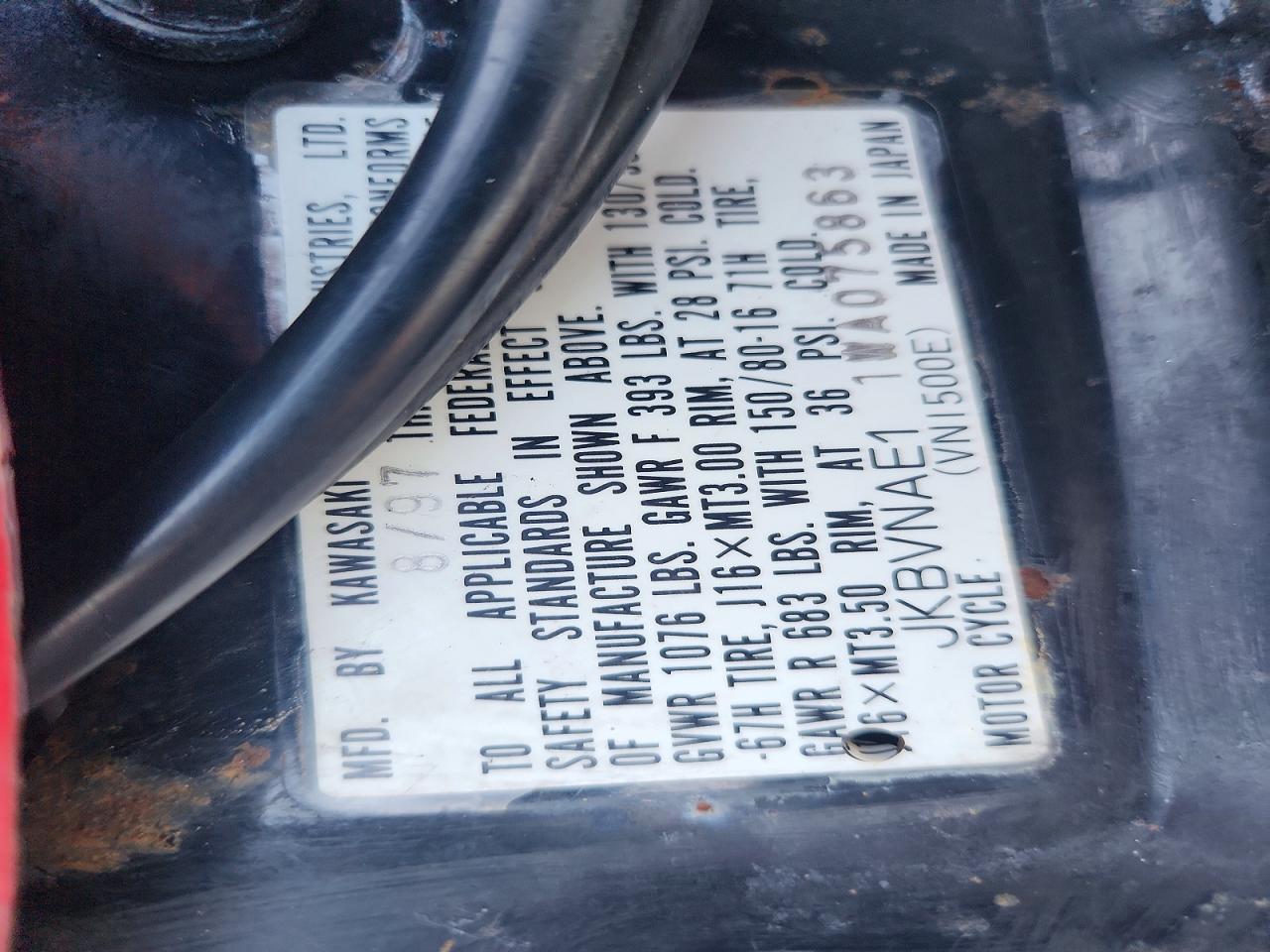 1998 Kawasaki VN1500 E