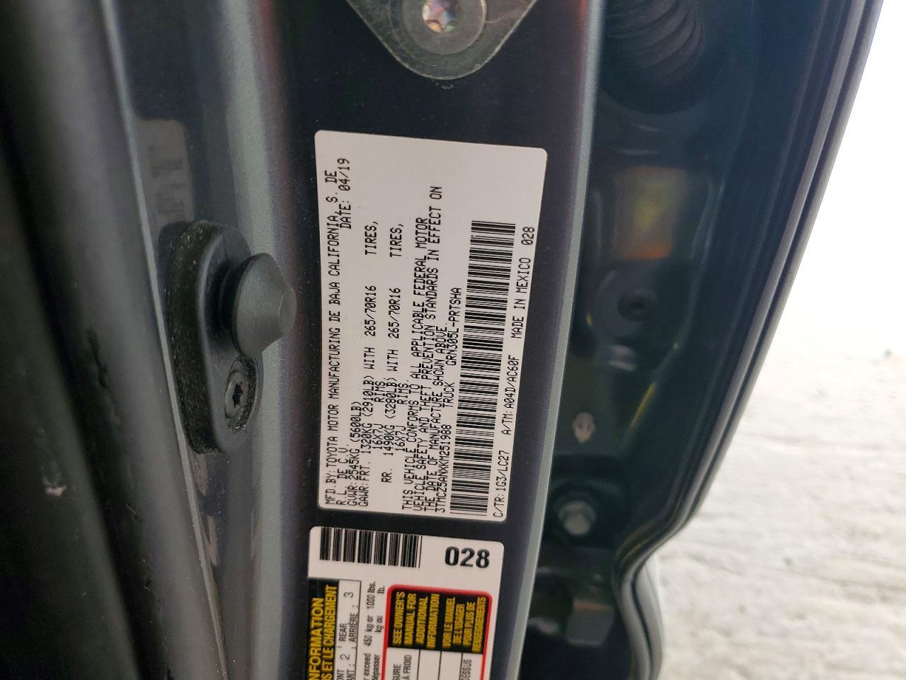 2019 Toyota Tacoma TRD OFF-Road