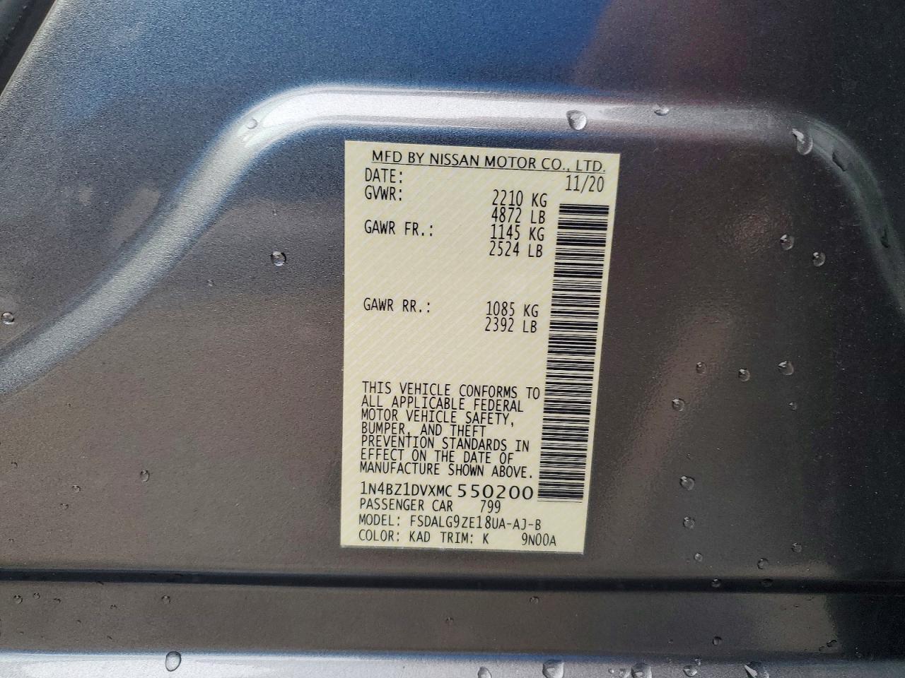 2021 Nissan Leaf sl Plus