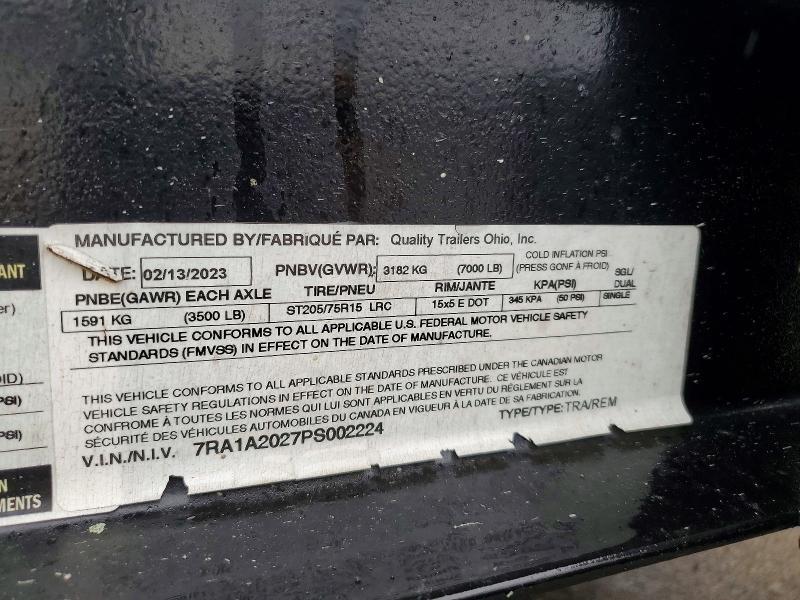 2023 Quality Trailer 2023 Quality Equipment Trailer