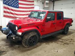 Salvage trucks for sale at Lyman, ME auction: 2021 Jeep Gladiator Sport
