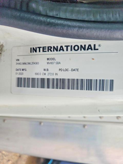 2021 International MV607 BOX Truck
