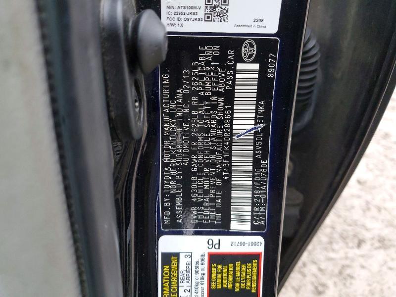 2013 Toyota Camry le