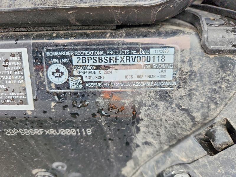 2024 Skidoo Renegade X 900 R