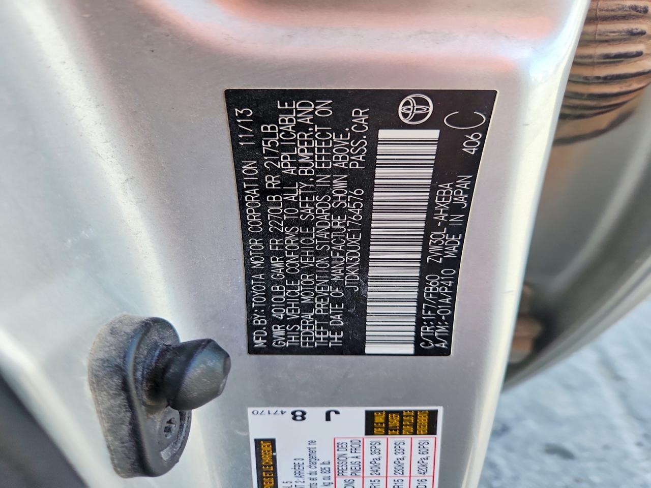 2014 Toyota Prius Three