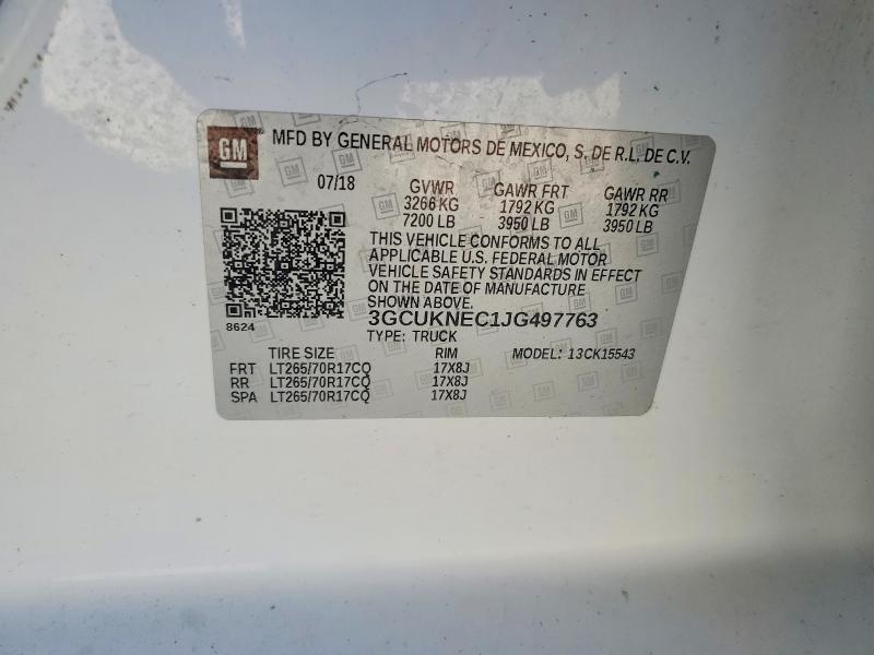 2018 Chevrolet Silverado K1500