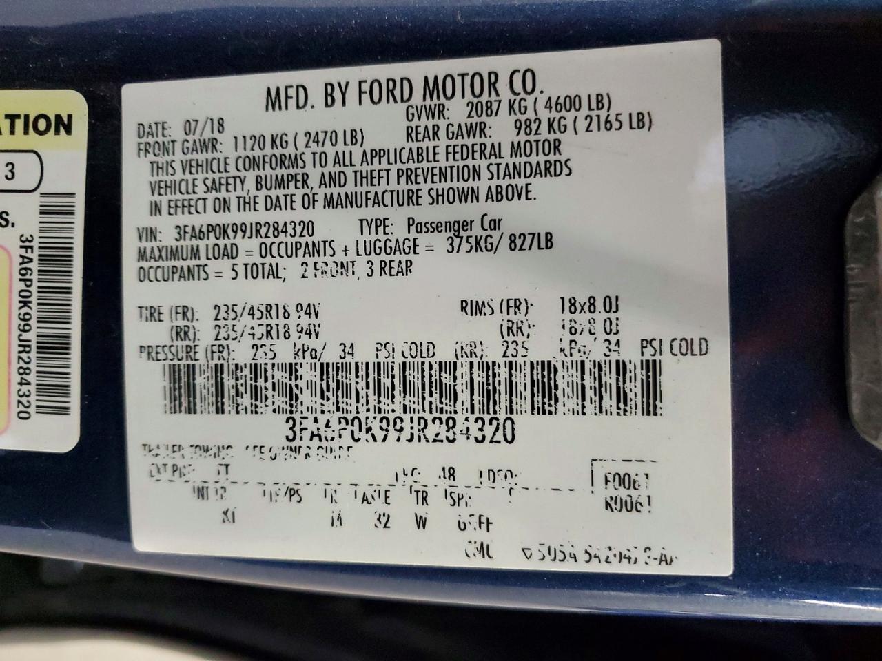 2018 Ford Fusion Titanium